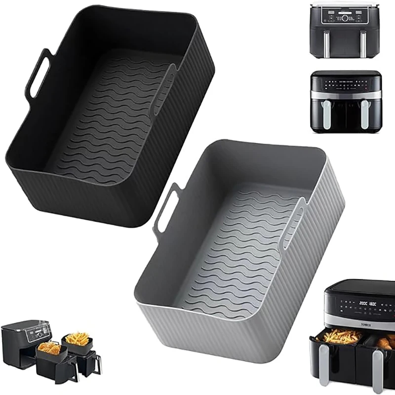 Air Fryer Silicone Pot Liner - ملحقات مقلاة هوائية ، سلة سيليكون