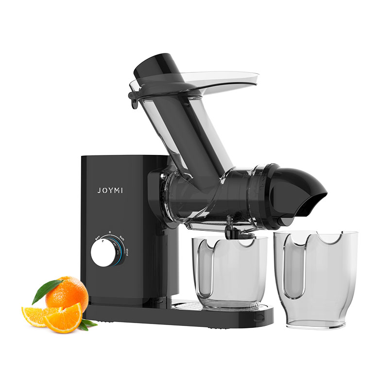 Electric Slow Juicer Cold Press - عصارة كهربائية لعصير الخضروات بفوهة كبيرة،