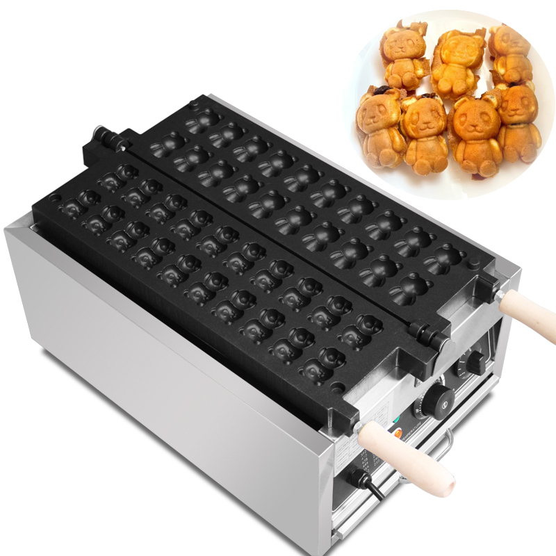 Mini Waffle Maker Machine - آلة تجارية لصنع الوافل على شكل