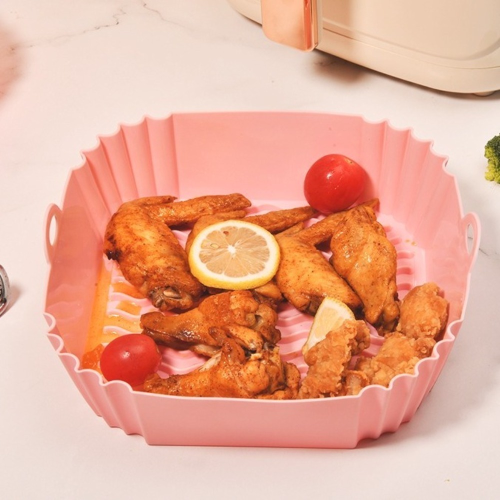 Air Fryer Silicone Pot Liner - بطانات سيليكون غير لاصقة لمقلاة الهواء،