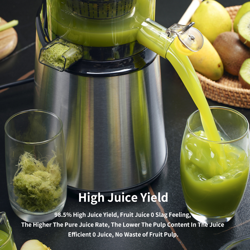 عصارة كهربائية بطيئة متعددة ال - مراجعة Electric Slow Juicer Cold Press وسعره