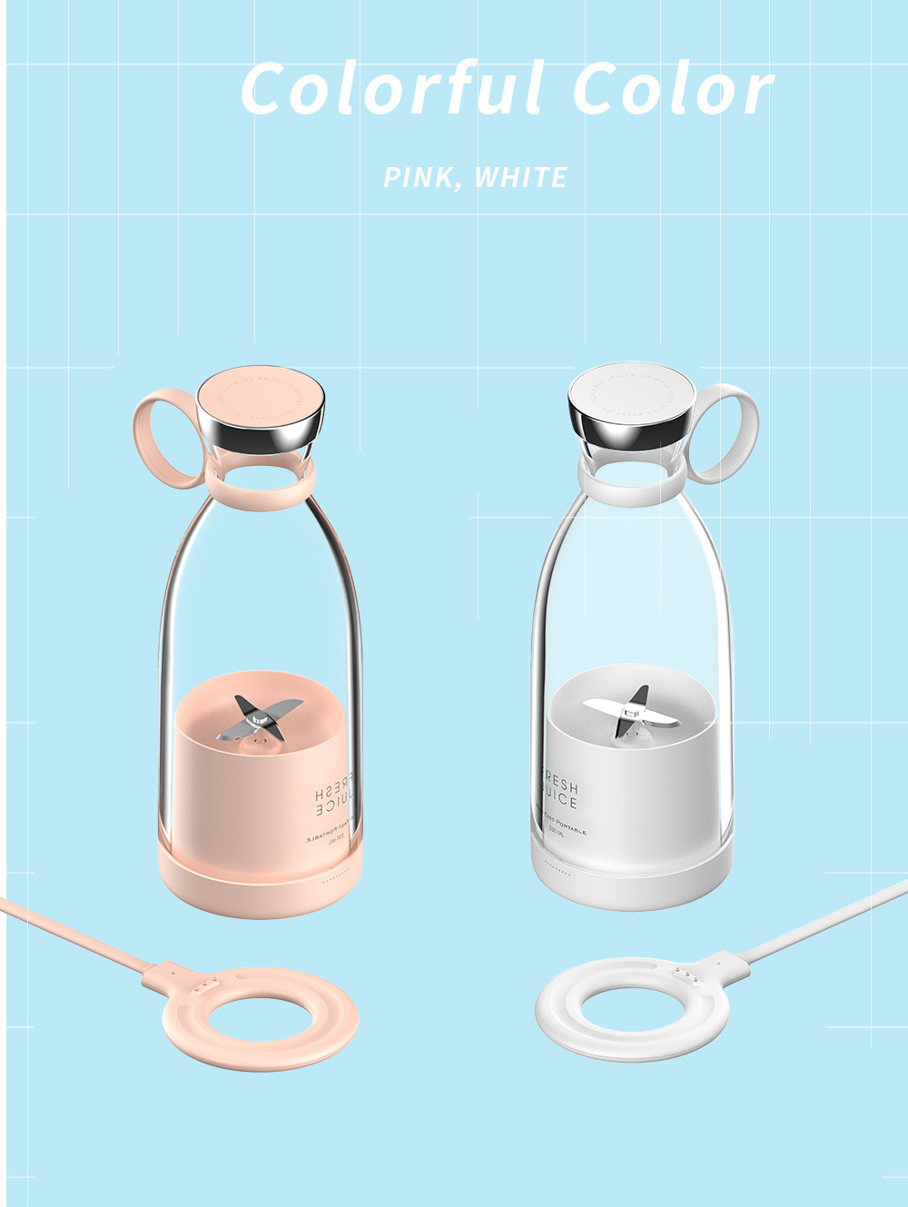 شاحن USB للعصارة المحمولة ، خل - مراجعة Portable Blender Usb Rechargeable وسعره