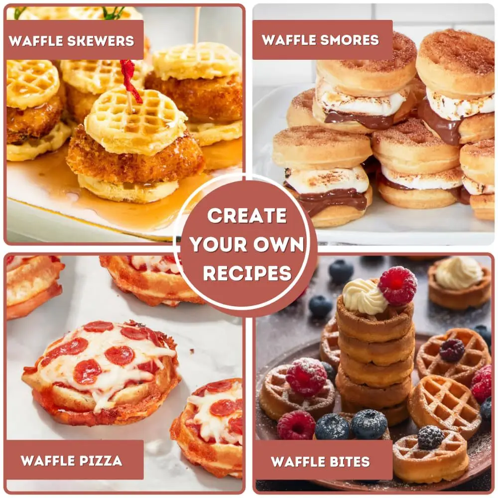 جهاز صنع الوافل بـ 16 فتحة، تس - مراجعة Mini Waffle Maker Machine وسعره