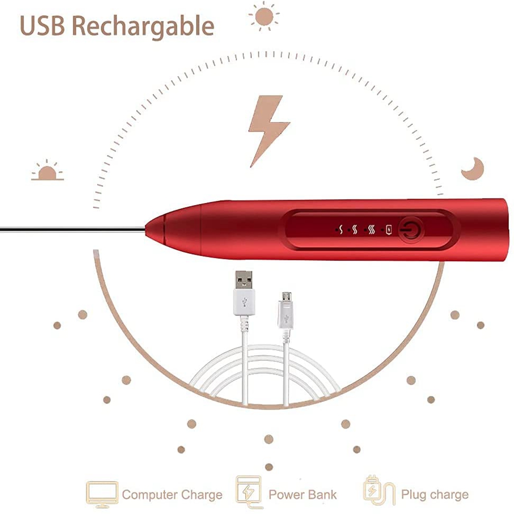 ABRE- جهاز صنع رغوة الحليب الك - مراجعة Electric Milk Frother Handheld وسعره