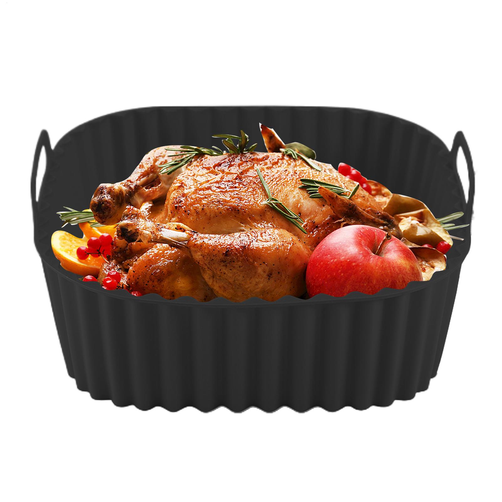 بطانات سيليكون مربعة لمقلاة ال - مراجعة Air Fryer Silicone Pot Liner وسعره