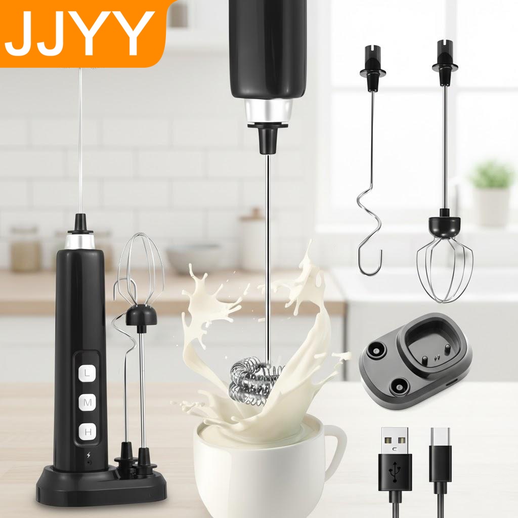 خلاط حليب كهربائي محمول قابل ل - مراجعة Electric Milk Frother Handheld وسعره